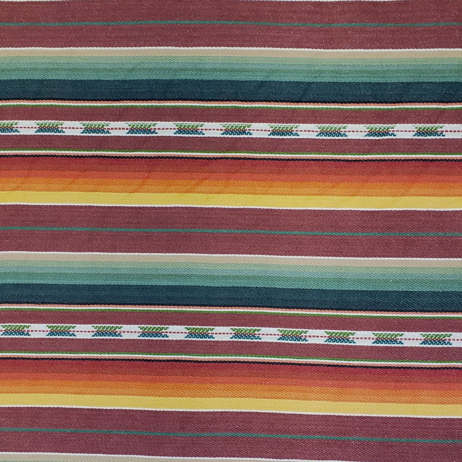 Imported Twill - Desert Horizon Blanket Twill - Stripes - Cotton