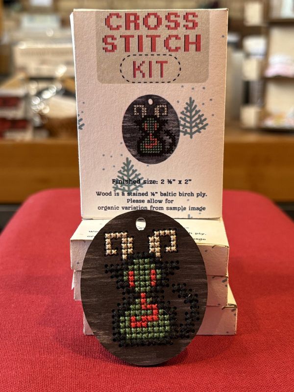 Krampus Ornament Mini Cross Stitch Kit Yorpherder