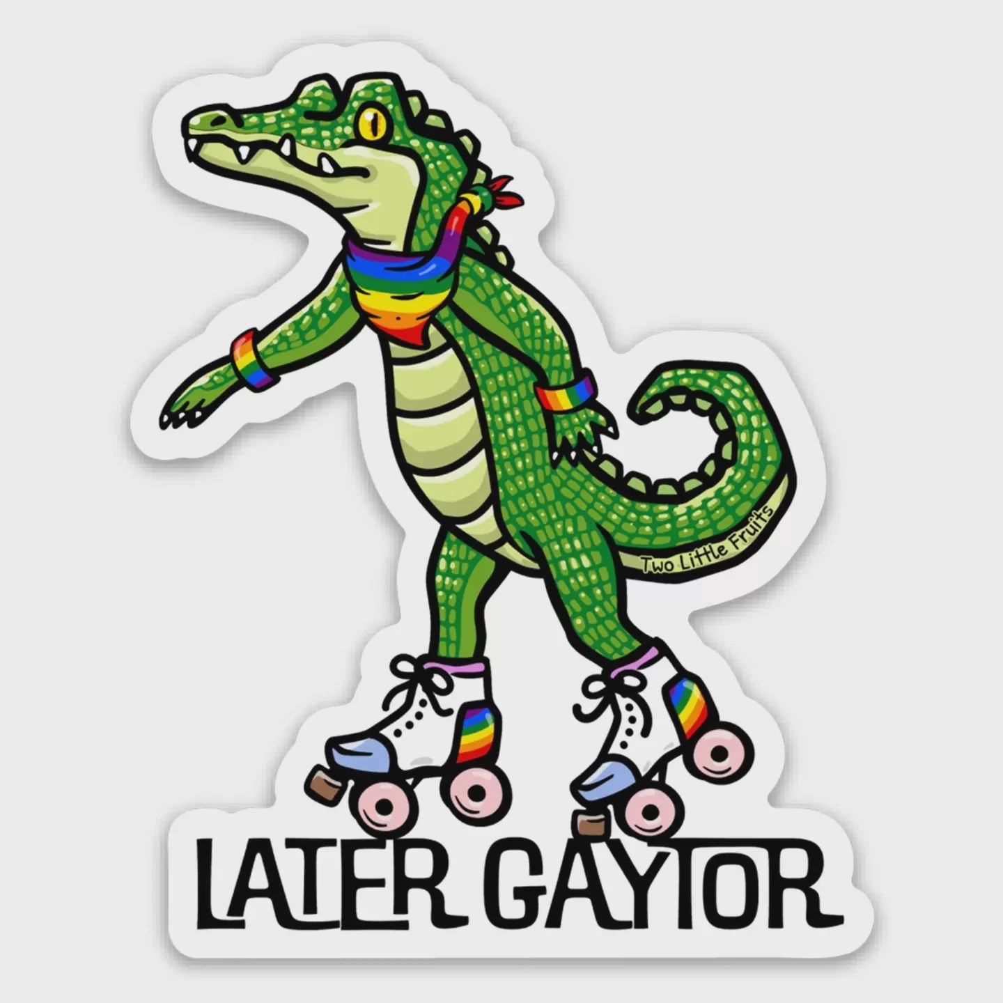 Later Gaytor Vinyl Sticker Two Little Fruits