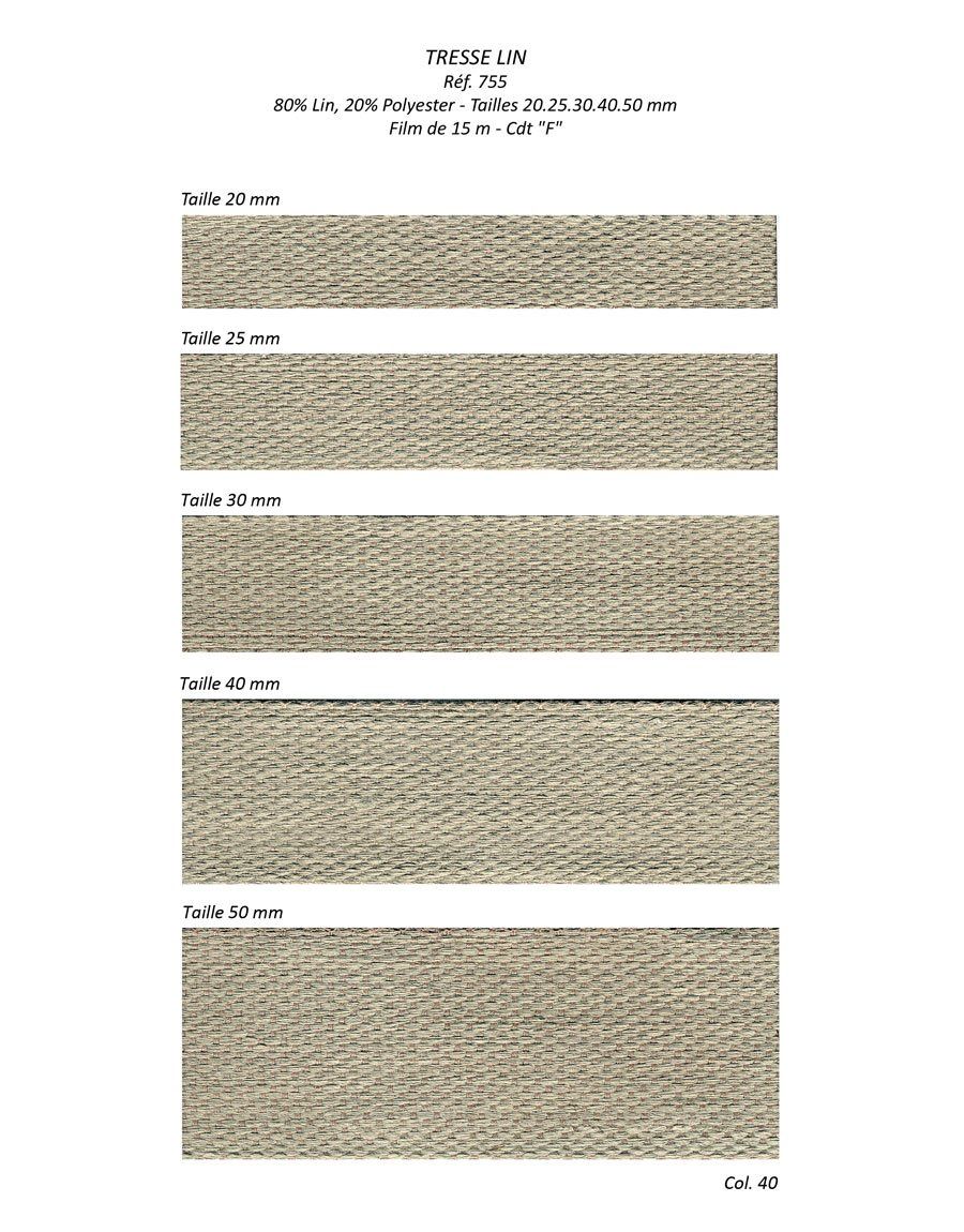 Linen Blend Webbing 2" by the Yard