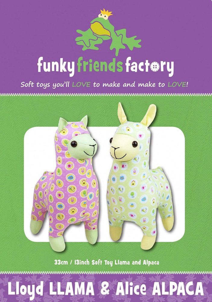 Lloyd Llama &amp; Alice Alpaca Toy - Funky Friends Factory
