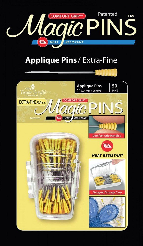 Magic Pins - Extra-fine Applique Pins 50 Ct.