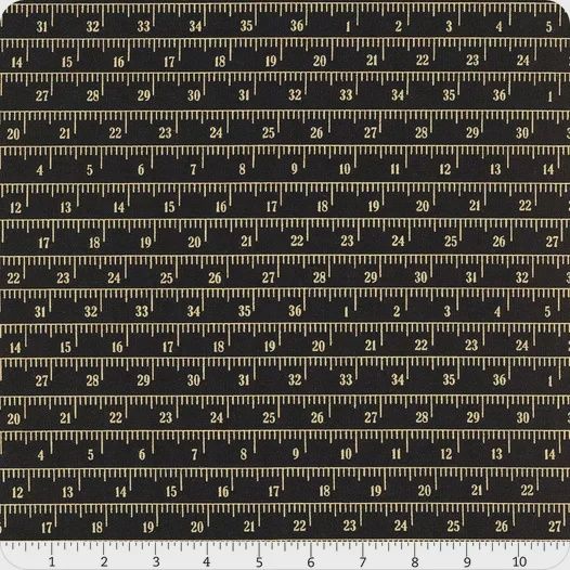 Measure Up Canvas Black Moda