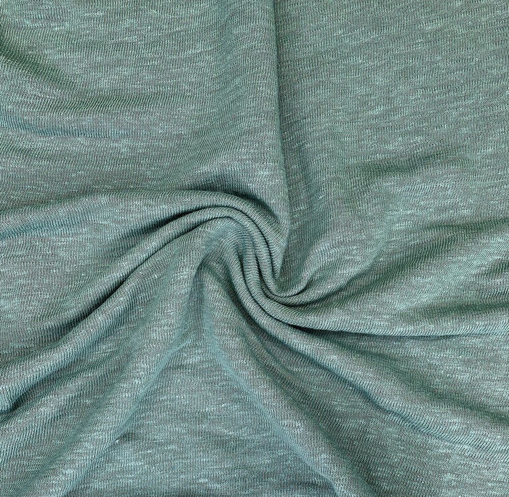 Medina Linen Rayon Ultra-Light Slub Knit - Seaweed