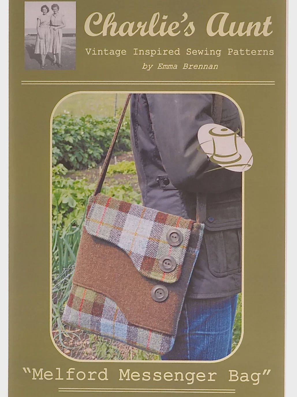 Melford Messenger Bag - Charlie's Aunt Vintage Inspired Patterns