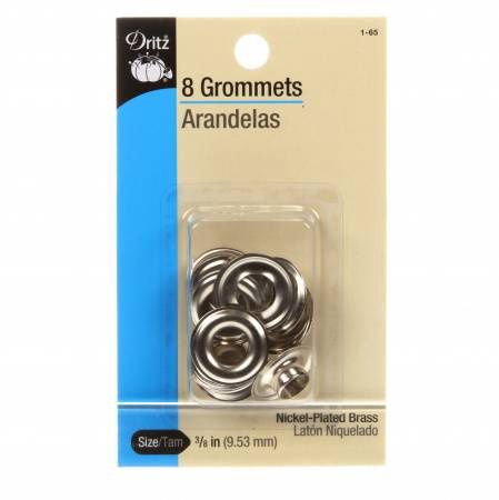 Grommet Nickel 3/8in 8ct