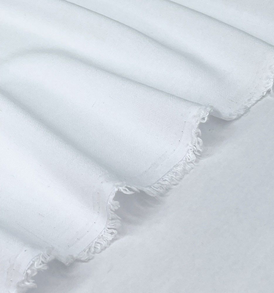 Harper Viscose Linen Blend Woven - White