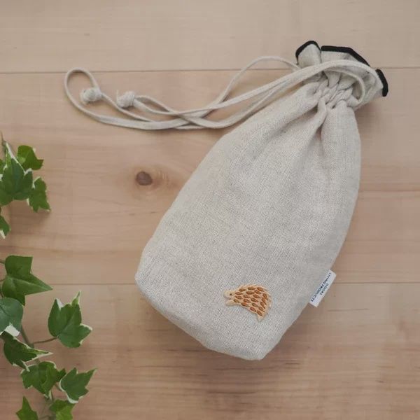 Hedgehog Embroidered Patch Japanese Import