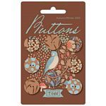 Hibernation Buttons 3/4 in (18mm) 8 pcs - Tilda