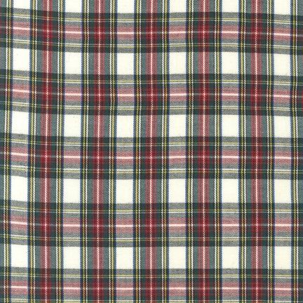 House Of Wales Plaid Flannel - Ivory
