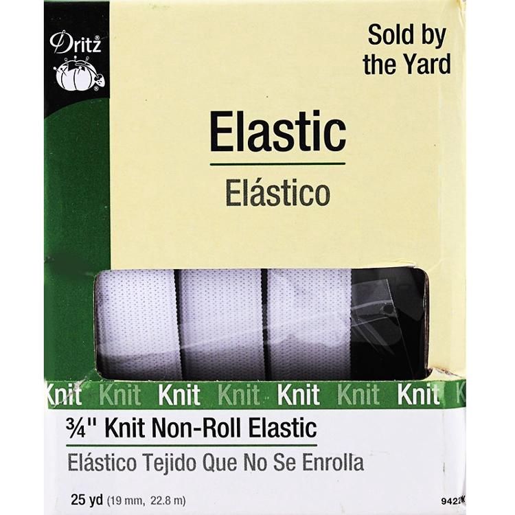 Knit Non Roll Elastic 3/4"