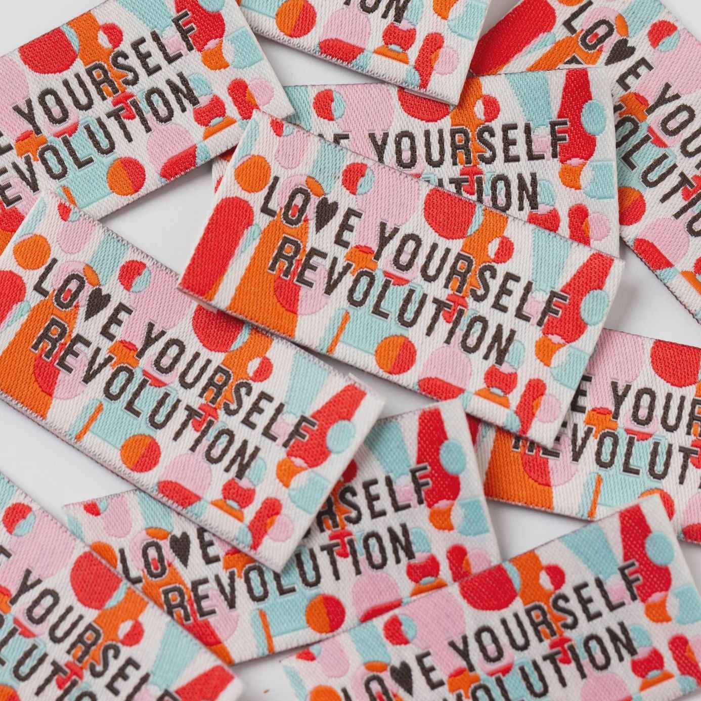 Love Yourself Revolution Sewing Garment Labels Pack of 6 Little Rosy Cheeks