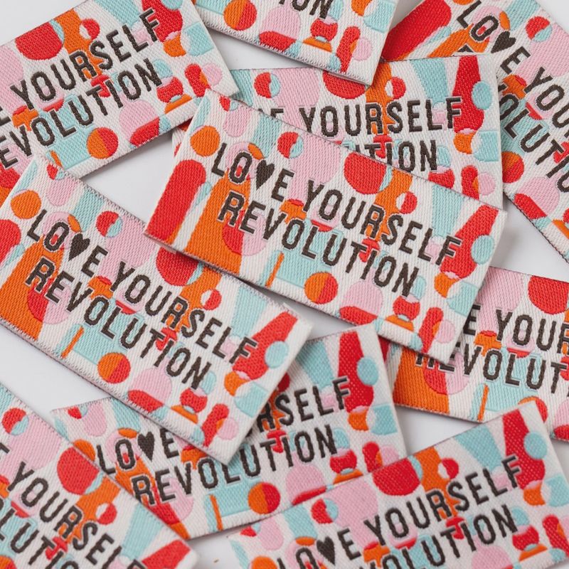 Love Yourself Revolution Sewing Garment Labels Pack of 6 Little Rosy Cheeks