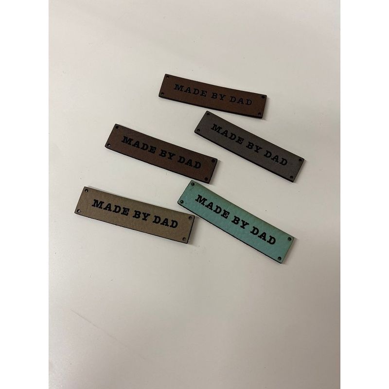 Made by Dad - Vegan Leather Garment Labels