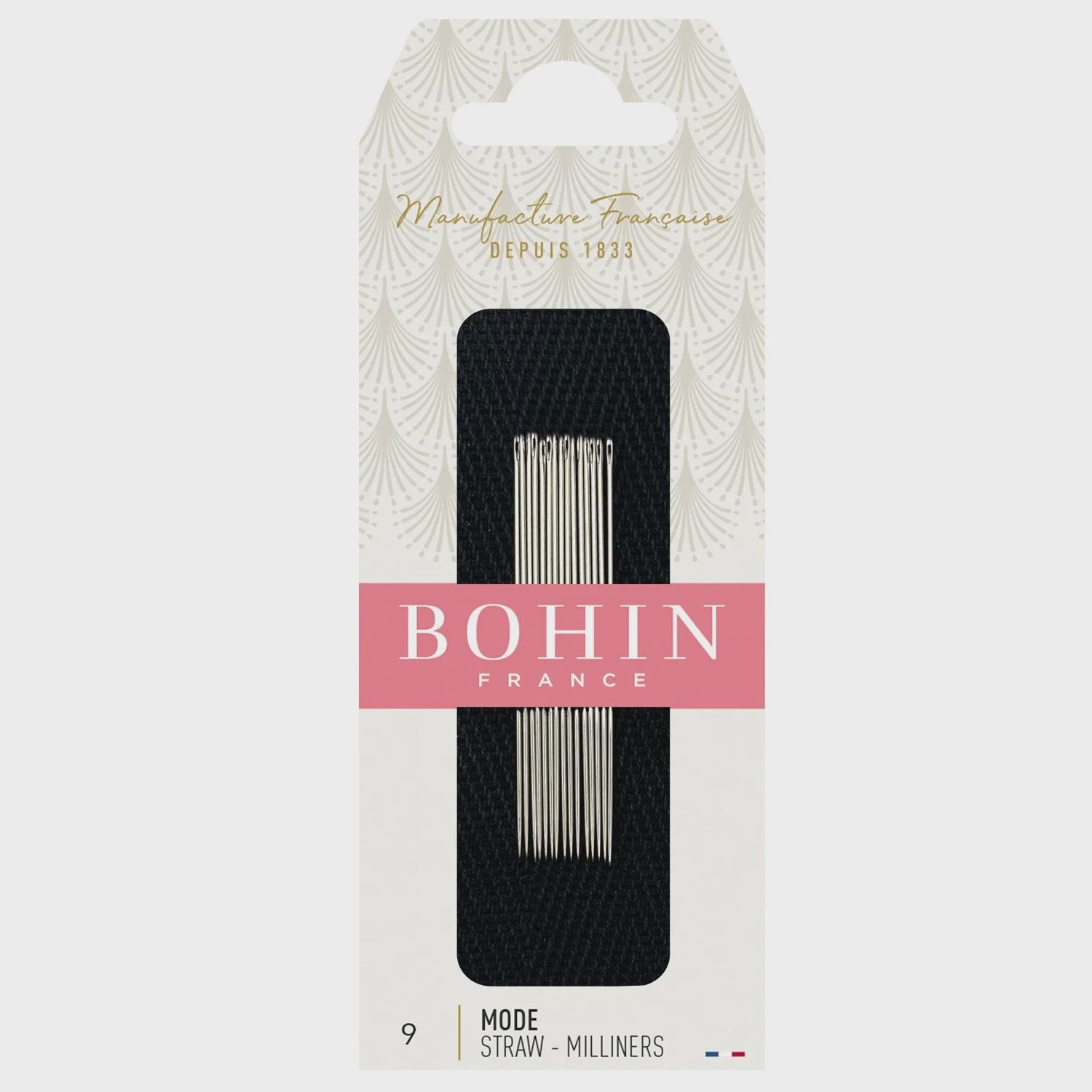 Milliners Needles Size 9 15 pack Bohin