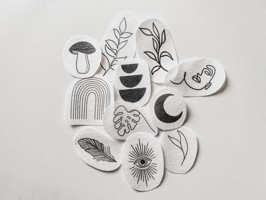 Modern Motifs Stick and Stitch Embroidery Transfers