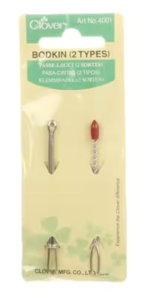 Notions Bodkin Elastic Threader (2 types)