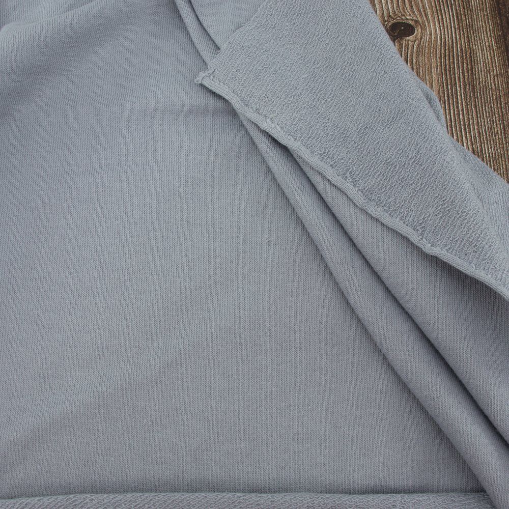 Organic Extra-Wide French Terry Knit - Quicksilver