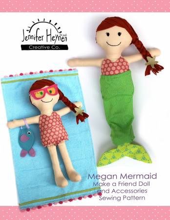 Pattern Megan Mermaid Make A Friend Doll And Accessories