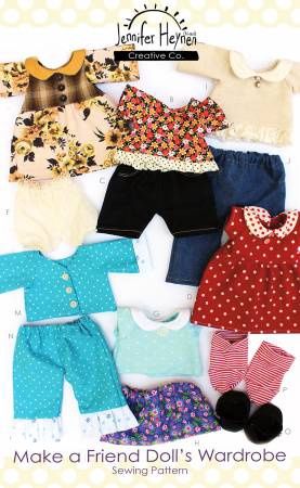Pattern Make A Friend Doll Wardrobe