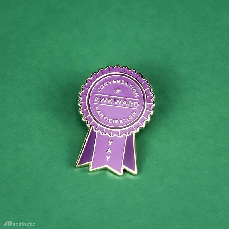 Pin Awkward Award Enamel Pin