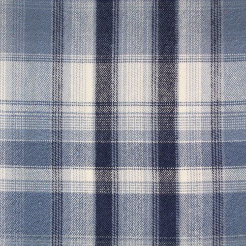 Prairie Plaid Earl Grey cotton flannel twill from Highlands Flannel by AGF