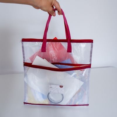 Project Bag clear reinforced vinyl