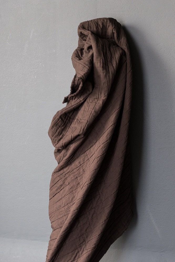 REMNANT 1 -1/4 yd Jacquard Square Land Merchant and Mills remnant