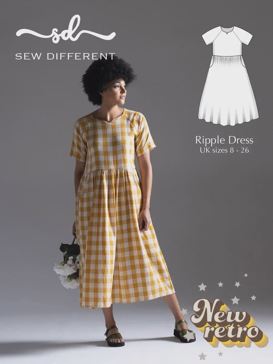 Ripple Dress Size 8-26 Sew Different