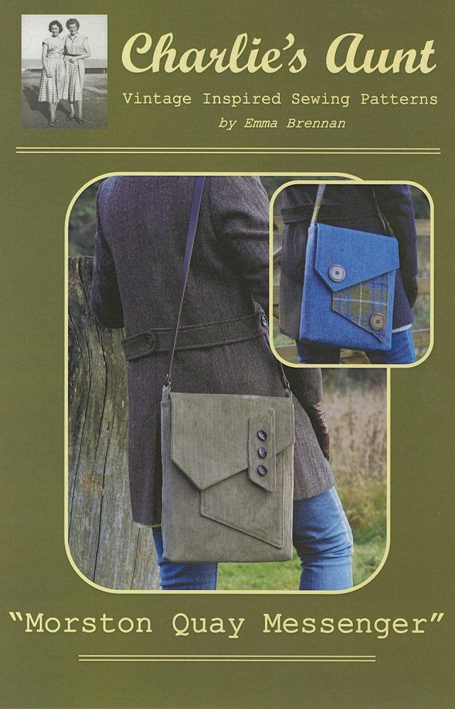 Morston Quay Messenger Bag - Charlie's Aunt Vintage Inspired Patterns
