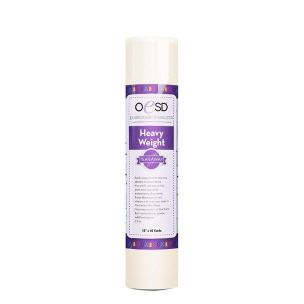 OESD Heavy weight tear-away Assorted, Size: 15 inches x 10 yards