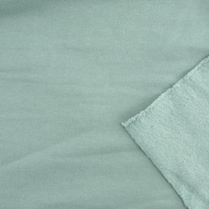 Organic Cotton Sweatshirt Fleece Mineral Green