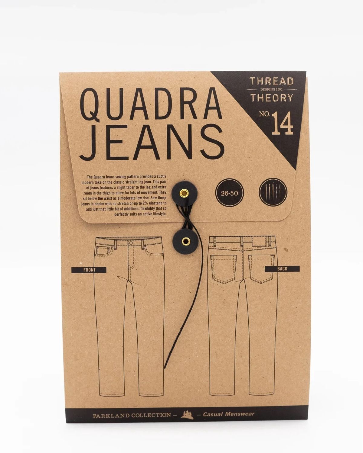 Pattern Quadra Jeans - The Thread Theory