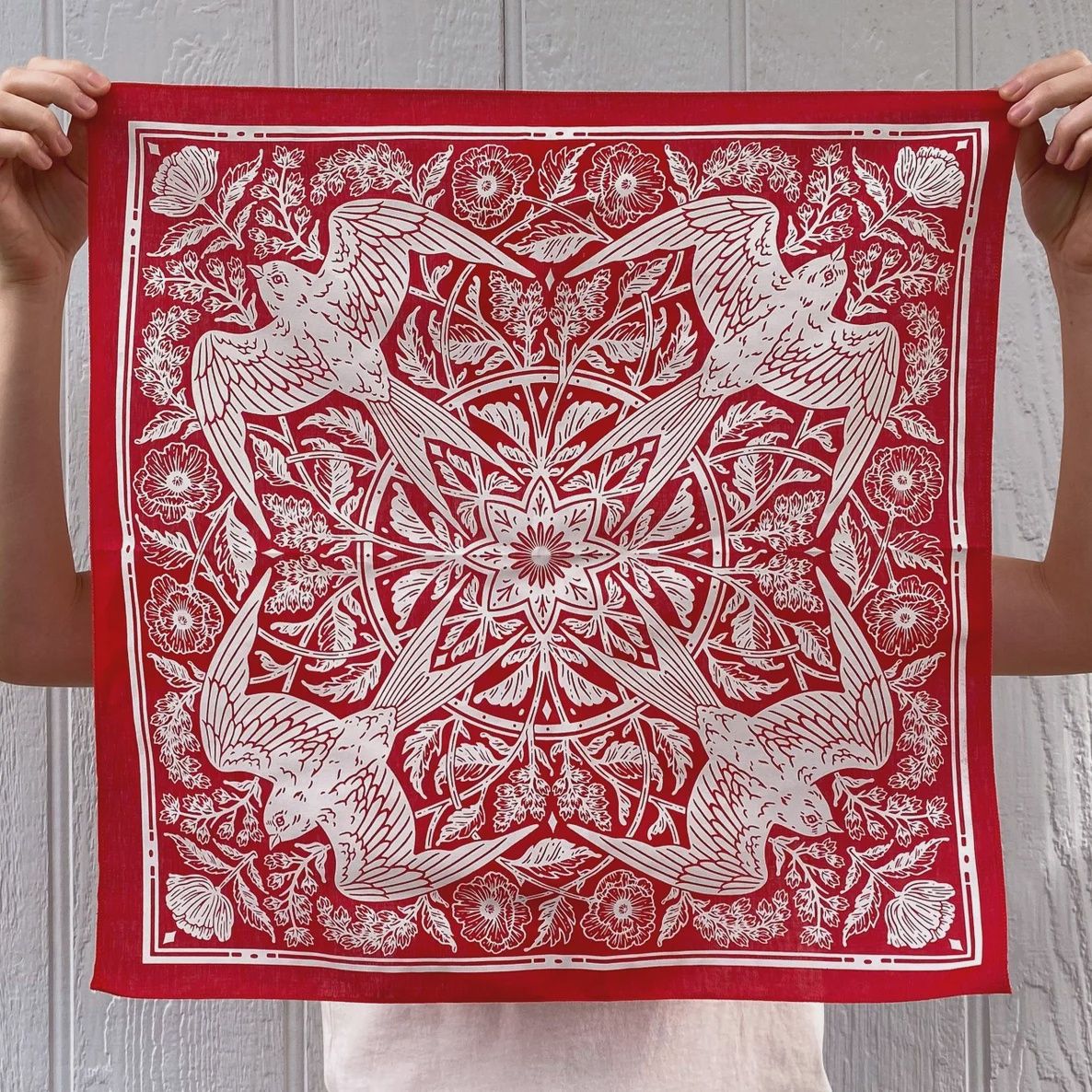 Poppy Barn Swallow Bandana - Kate O'Hara