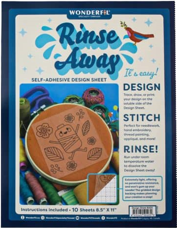 Rinse Away Design Sheets