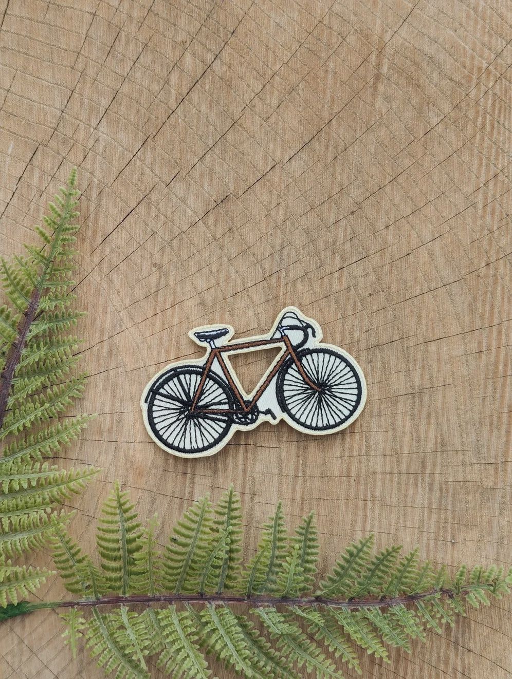 Road Bike Iron On Embroidered Patch ilikesara