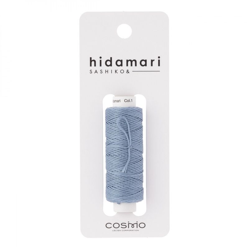Sashiko Cosmo Hidamari Embroidery Thread - 001 Russian Blue