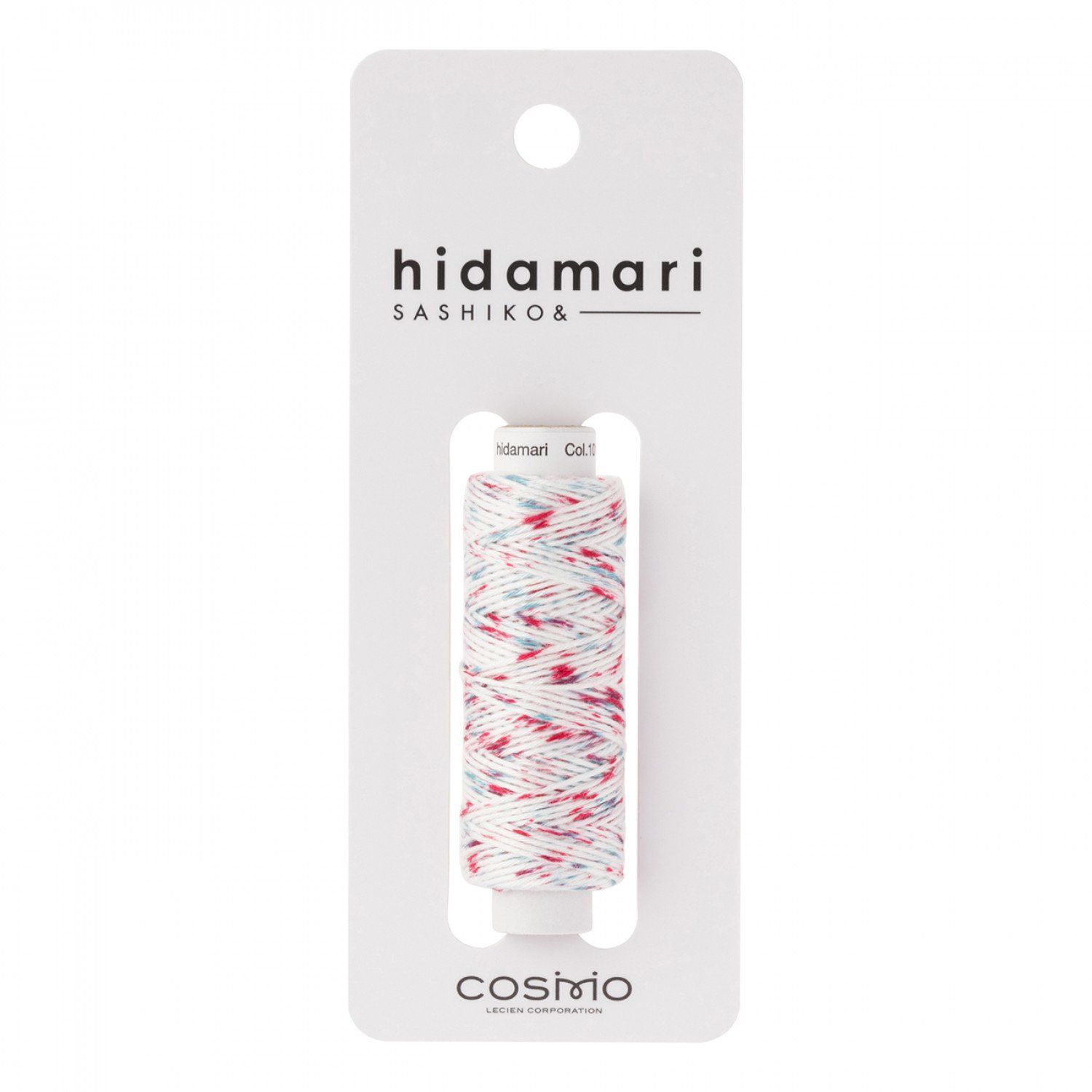 Sashiko Cosmo Hidamari Embroidery Thread - 101 Shaved Ice Everything 89-101