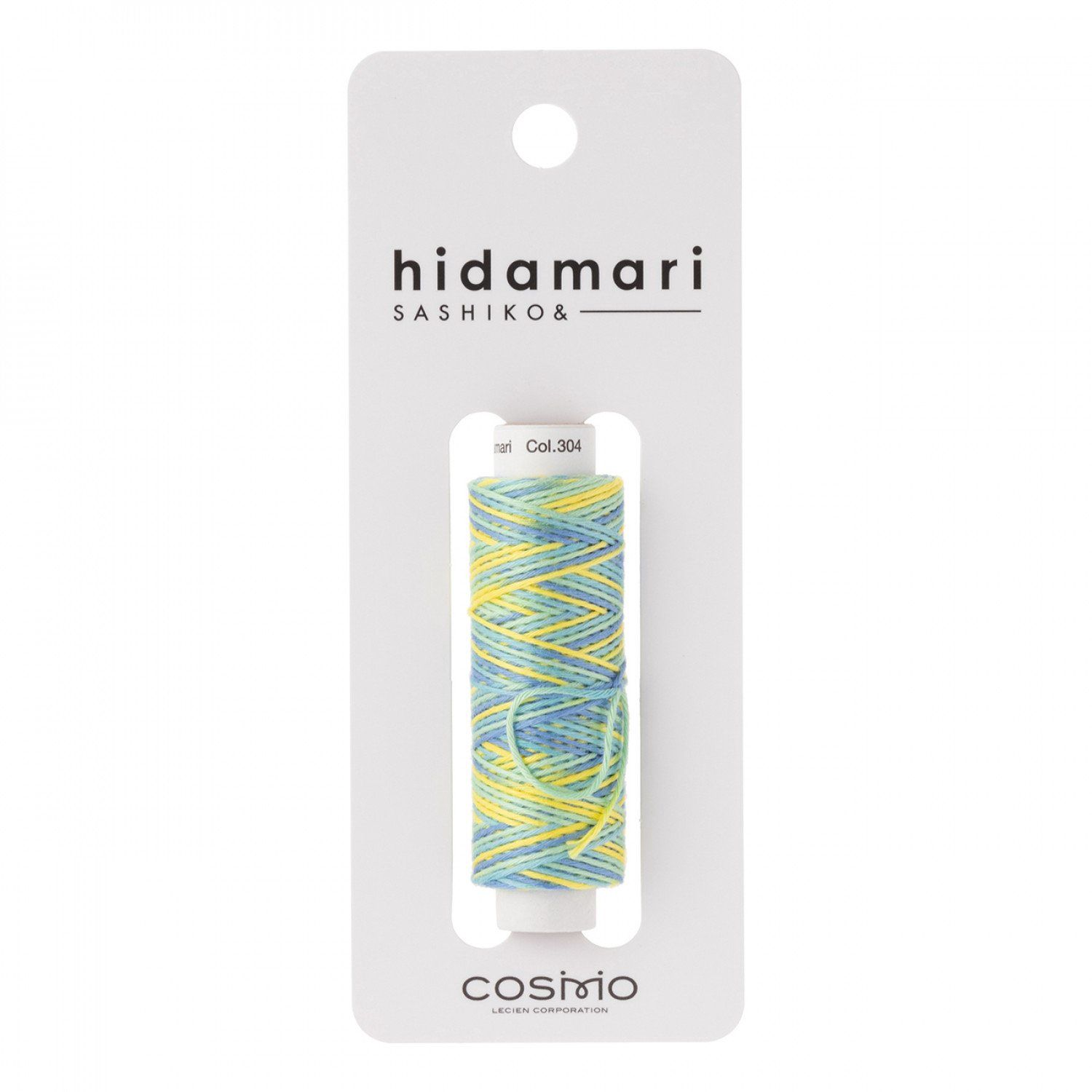 Sashiko Cosmo Hidamari Embroidery Thread - 304 Sour Candy Variegated