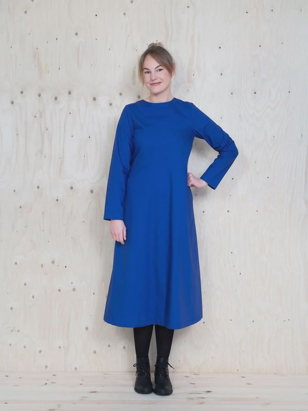 Multi Sleeve Midi Dress Sizes XL-3XL - The Assembly Line