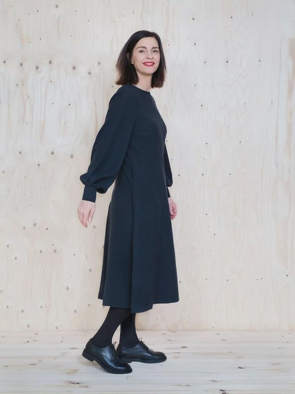 Multi Sleeve Midi Dress Sizes XL-3XL - The Assembly Line