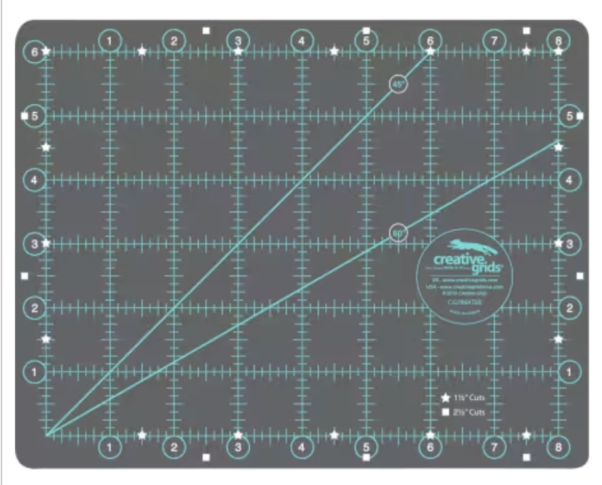 Notions Creative Grids Cutting Mat - 6 x 8