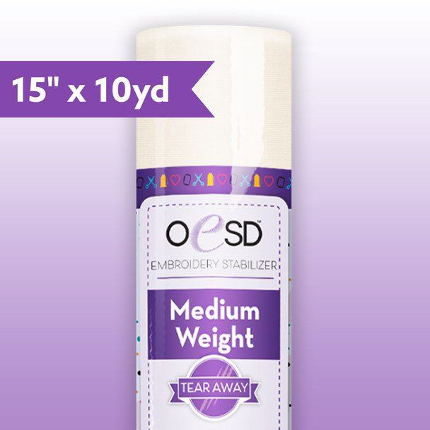 OESD Medium Weight Tear-Away Stabilizer white
