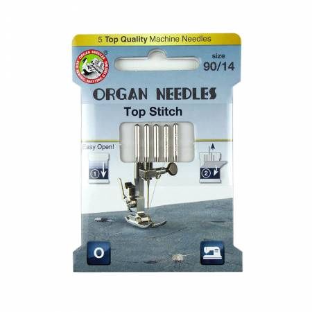 Organ Top Stitch Needles - Size 90/14