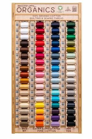 Organic Cotton Thread 30 wt Scanfil (Assorted Colors)