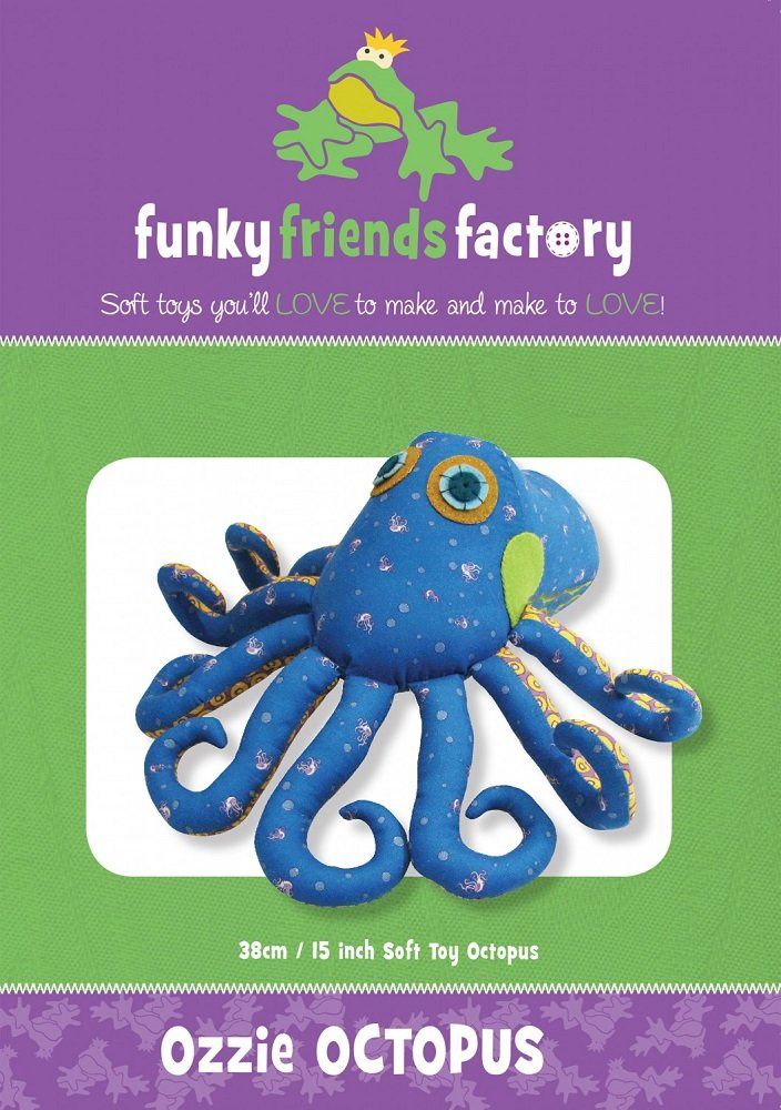 Ozzie Octopus Toy - Funky Friends Factory