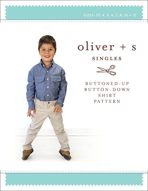 Pattern Buttoned-Up Buttoned Down Shirt - Oliver + S