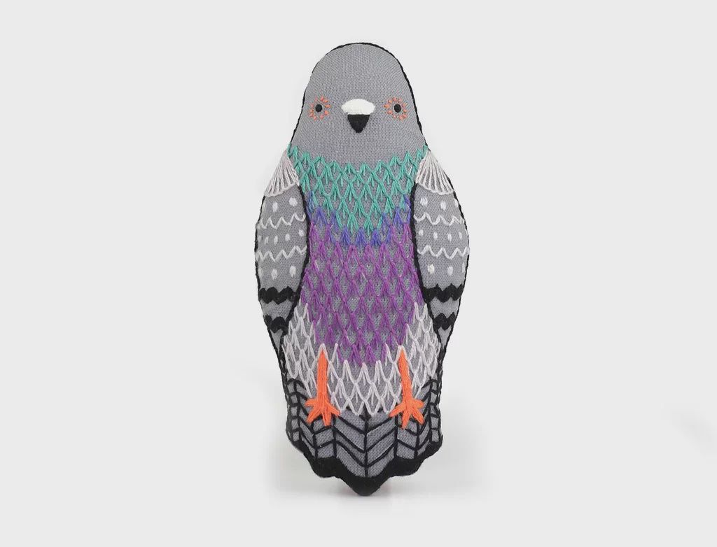 Pigeon Embroidery Doll-Maker Kit - Kiriki Press