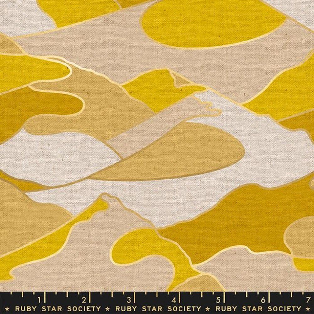 Reign Linen Blend Canvas - Goldenrod