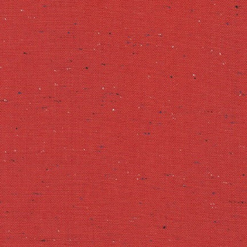 REMNANT Red Essex Speckle Yarn-Dyed Linen/Cotton Blend 3yds